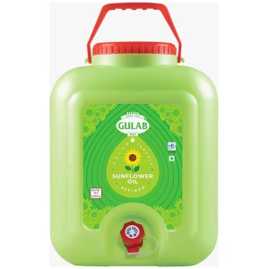 Gulab Sungold Refined Sunflower Oil 15 L (Jar)